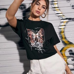 super cute butterfly t-shirt